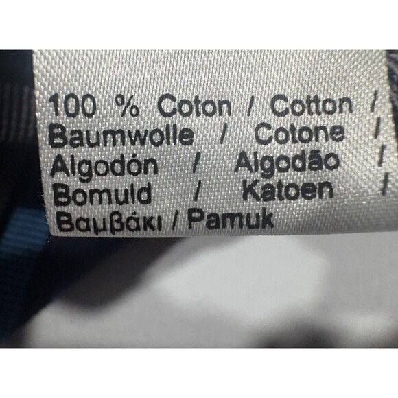 Lacoste Mens T-Shirt Blue Striped Crew Short Sleeve Tee Cotton XL FITS as L SLIM - Picture 7 of 8